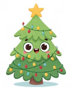 cute christmas tree clipart 14 1