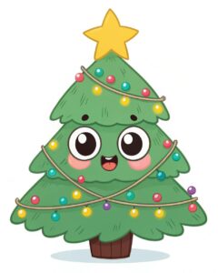 cute christmas tree clipart 15 1