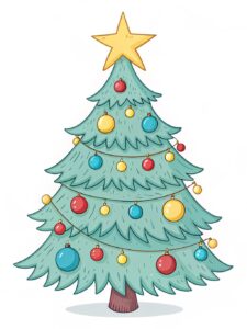 cute christmas tree clipart 3 1