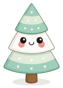 cute christmas tree clipart 4 1