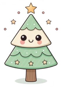cute christmas tree clipart 6 1