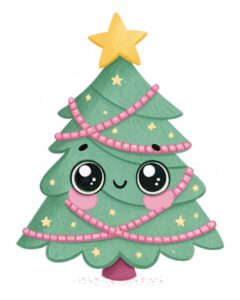 cute christmas tree clipart 8 1