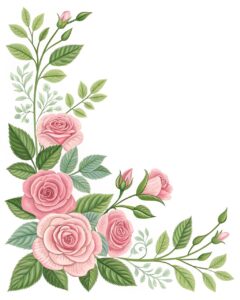 flower border clipart 1