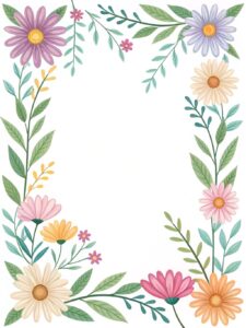flower border clipart 10
