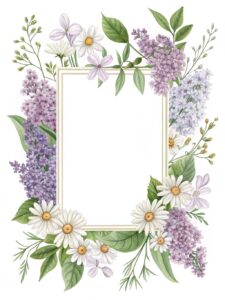 flower border clipart 4