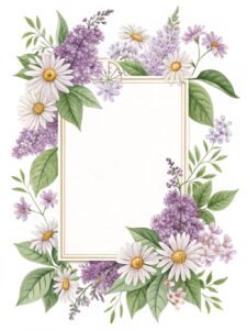 flower border clipart 5