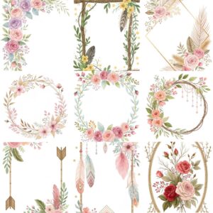 flower border clipart feature
