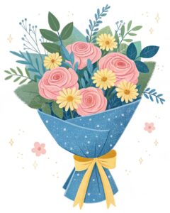 flower bouquet clipart 1