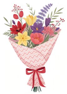 flower bouquet clipart 6