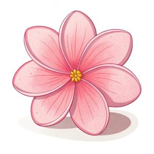 flower clipart pink and yellow 7