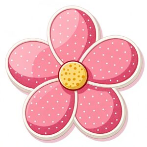 flower clipart pink and yellow 8