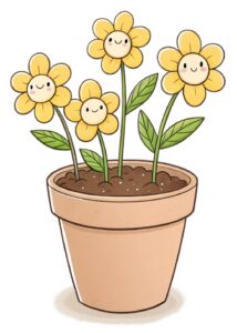 flower pot clipart 2