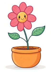 flower pot clipart 3