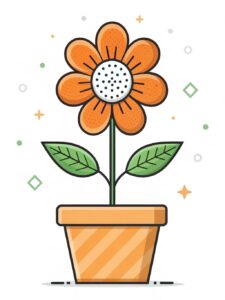 flower pot clipart 8
