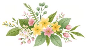 frame border clipart flower 11