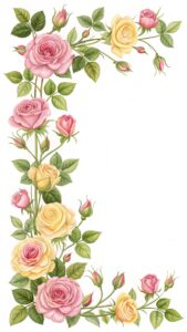 frame border clipart flower 12