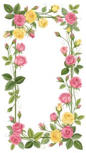 frame border clipart flower 13