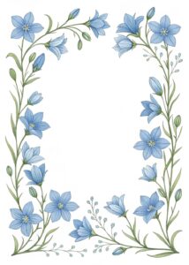 frame border clipart flower 2