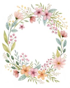 frame border clipart flower 5