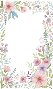 frame border clipart flower 6