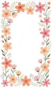 frame border clipart flower 9