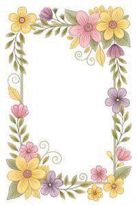 free flower border clipart 10 1