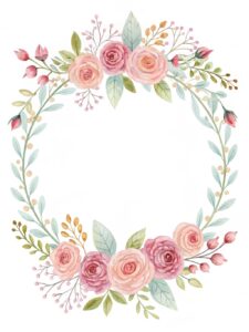 free flower border clipart 11