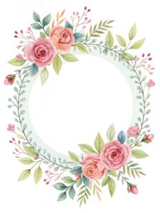free flower border clipart 12
