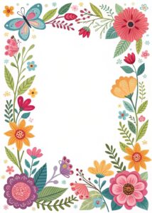 free flower border clipart 2