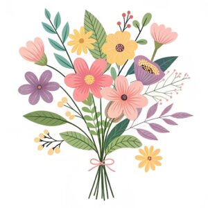 free flower border clipart 3 1