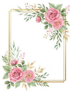 free flower border clipart 4 1