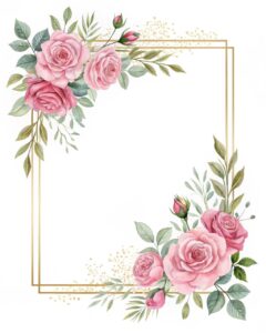 free flower border clipart 5 1