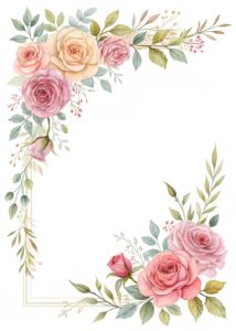 free flower border clipart 7
