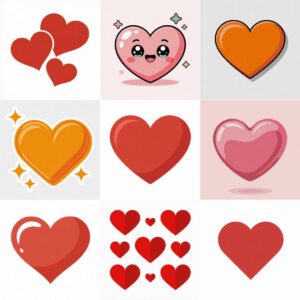 free heart clipart feature