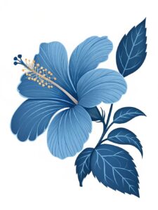 hawaiian flower clipart 1