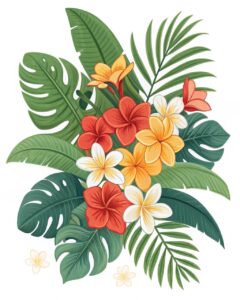 hawaiian flower clipart 10