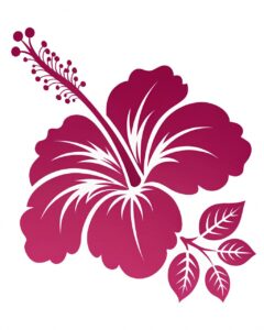 hawaiian flower clipart 4