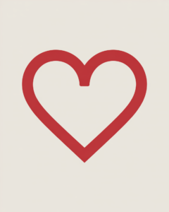 heart outline clipart 1