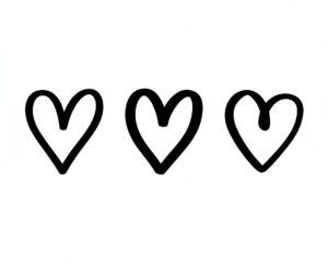 heart outline clipart 15