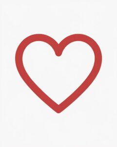 heart outline clipart 2 1
