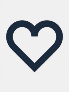 heart outline clipart 5