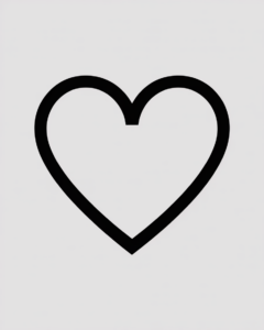 heart outline clipart 6 1