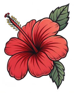 hibiscus flower clipart 3 1