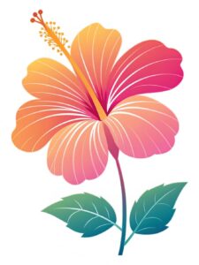 hibiscus flower clipart 3 2