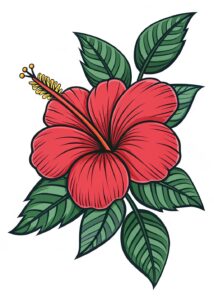 hibiscus flower clipart 4 1