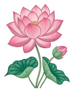 lotus flower clipart 3