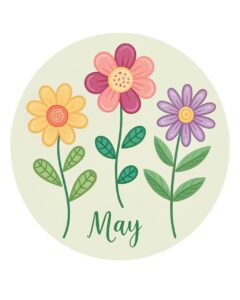 may flower clipart free 13