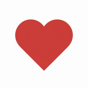 red heart clipart 1