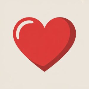 red heart clipart 14