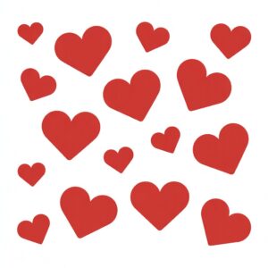 red heart clipart 9